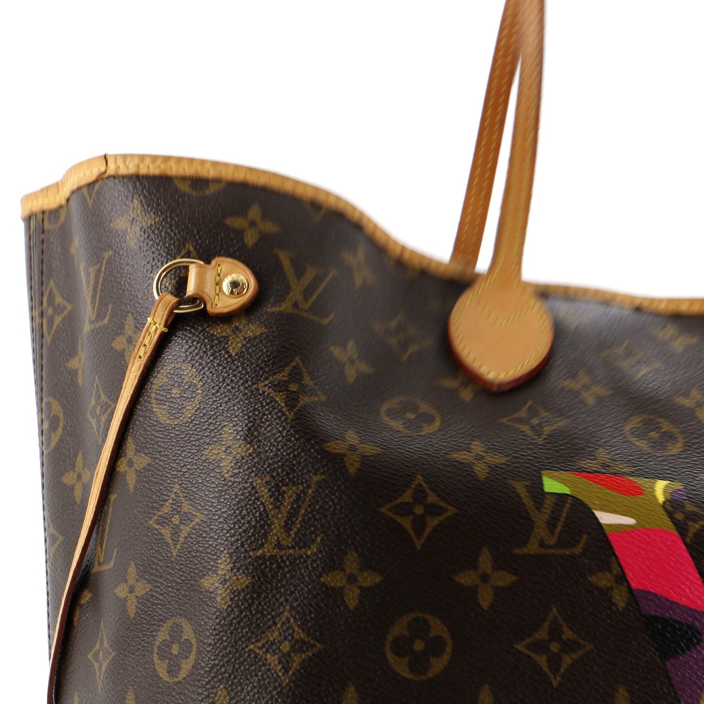Louis Vuitton Neverfull Tote Limited Edition Monogram Murakami MOCA Hands GM