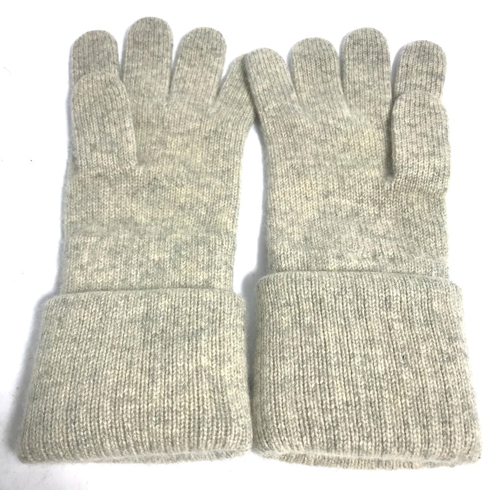 CHANEL gloves cashmere Beige type CC COCO Mark Women