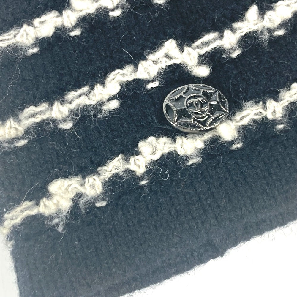 CHANEL gloves P39944 Cashmere, Wool/Cashmere black 10A Arm cover Women