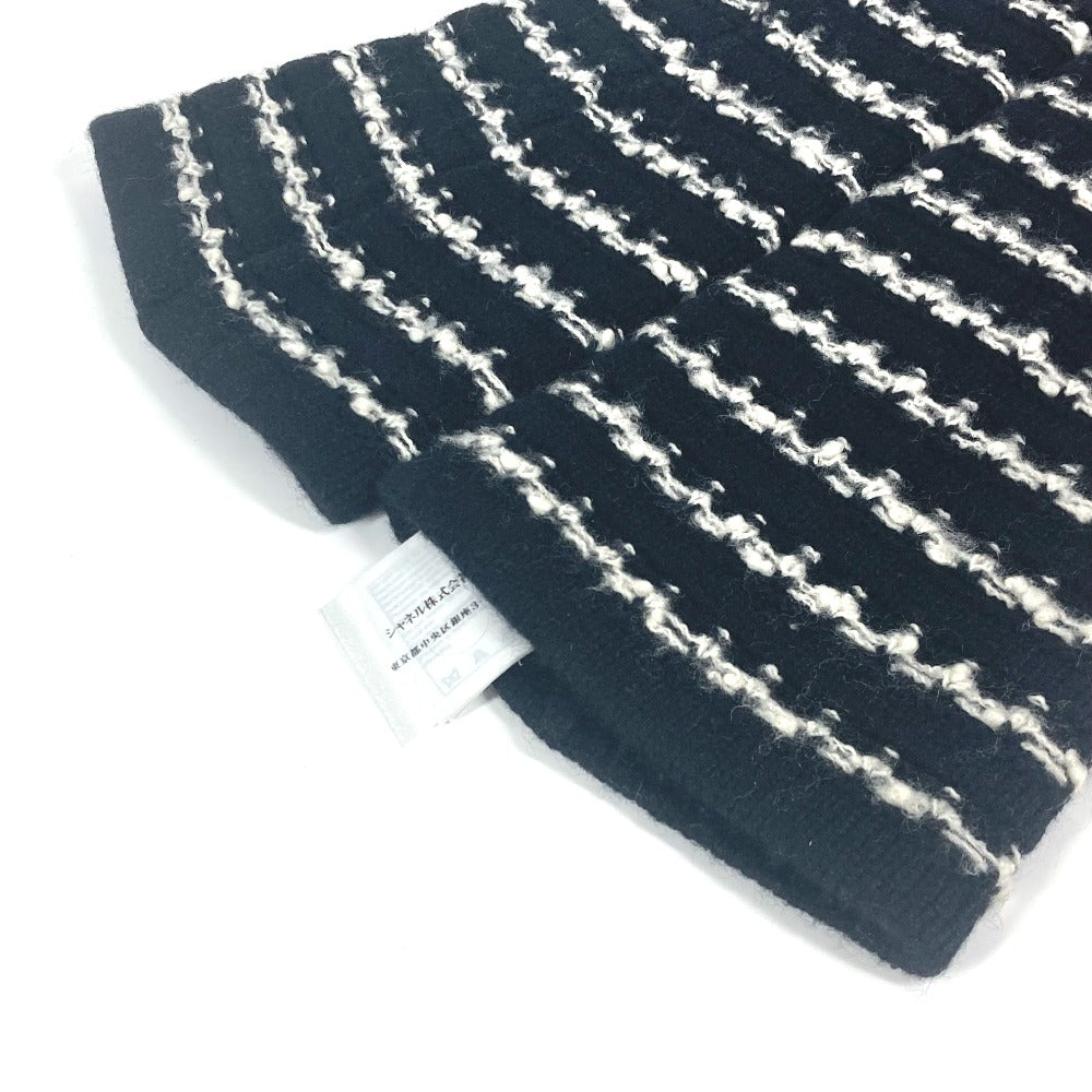 CHANEL gloves P39944 Cashmere, Wool/Cashmere black 10A Arm cover Women