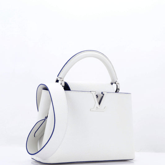 Louis Vuitton Capucines Bag Limited Edition Taurillion Leather with Monogram Flower Print Interior BB