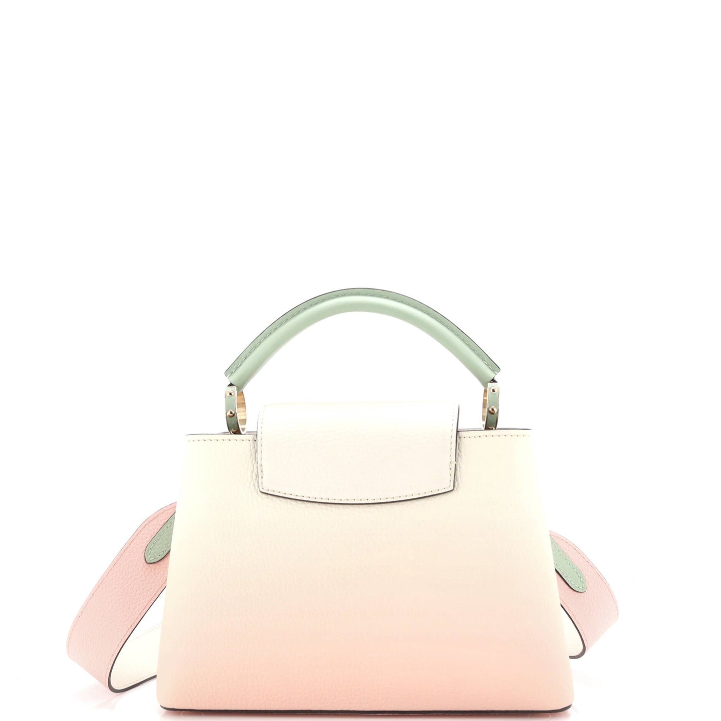 Louis Vuitton Flower Charm Capucines Bag Leather BB