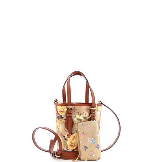 Louis Vuitton Bucket Bag Limited Edition Garden Monogram Canvas Nano