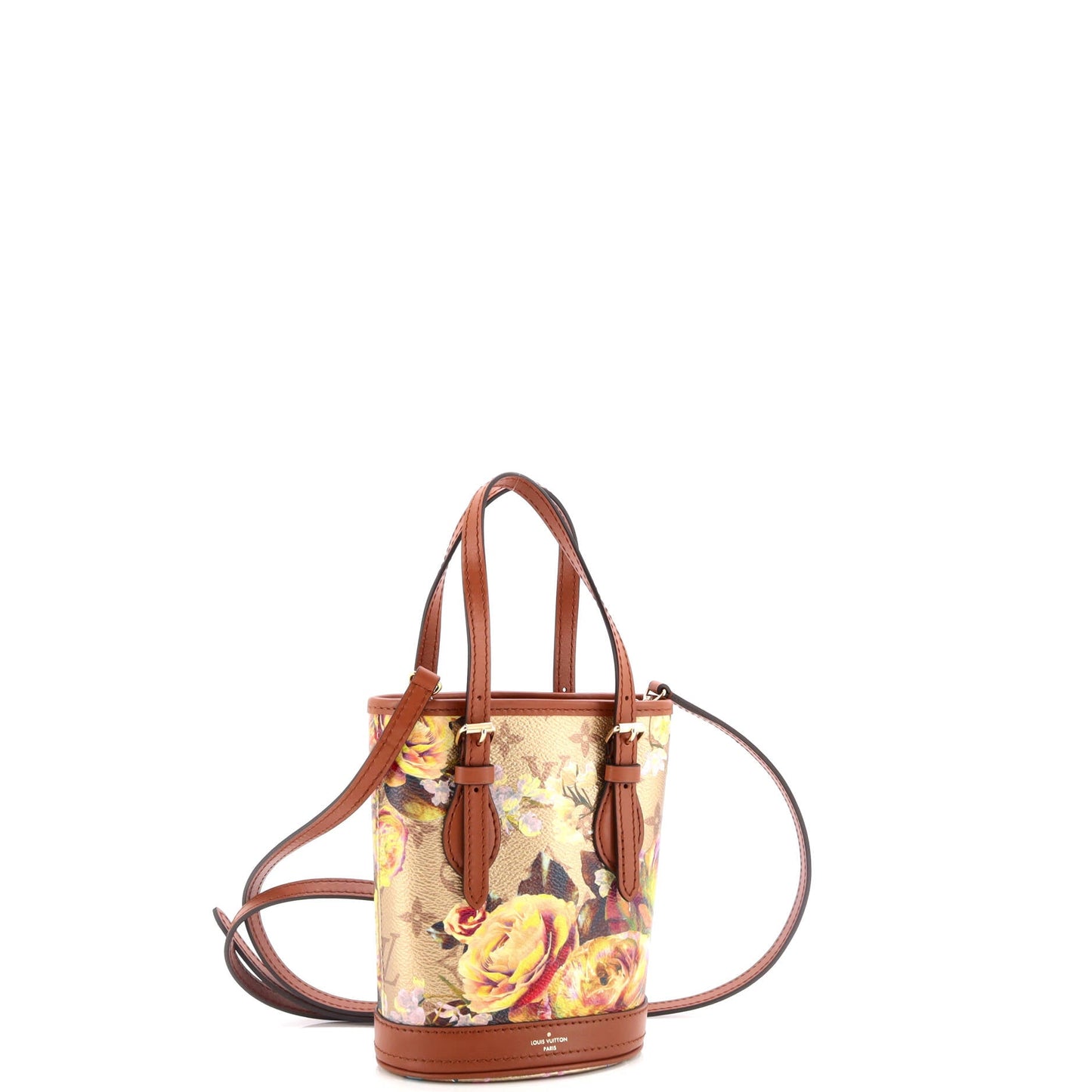 Louis Vuitton Bucket Bag Limited Edition Garden Monogram Canvas Nano