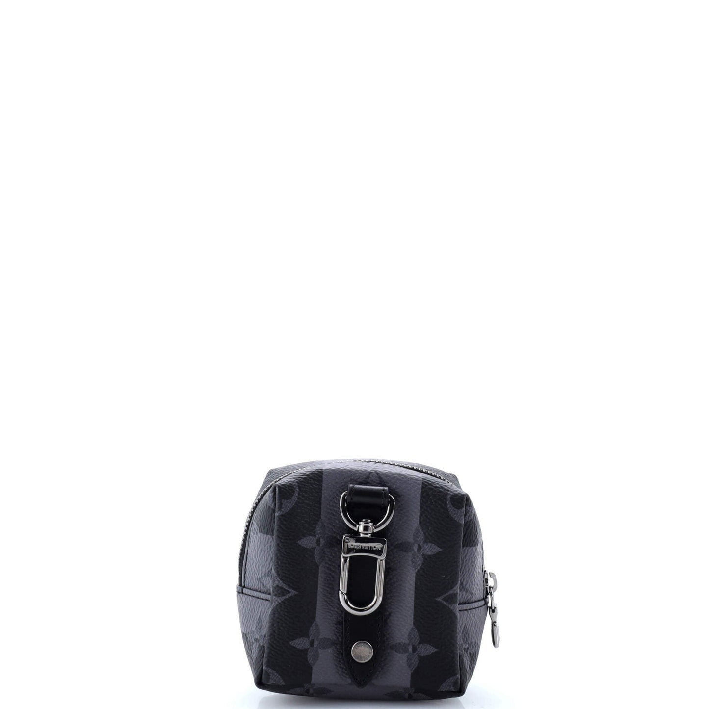 Louis Vuitton Nigo Squared Pouch Bag Charm Printed Monogram Eclipse Canvas