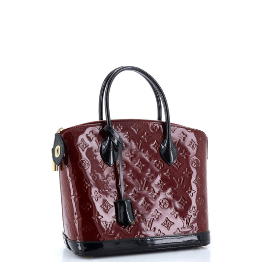 Louis Vuitton Lockit Handbag Monogram Vernis PM