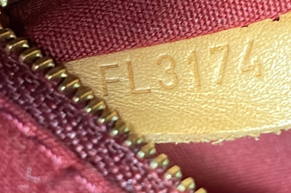 Louis Vuitton Lockit Handbag Monogram Vernis PM