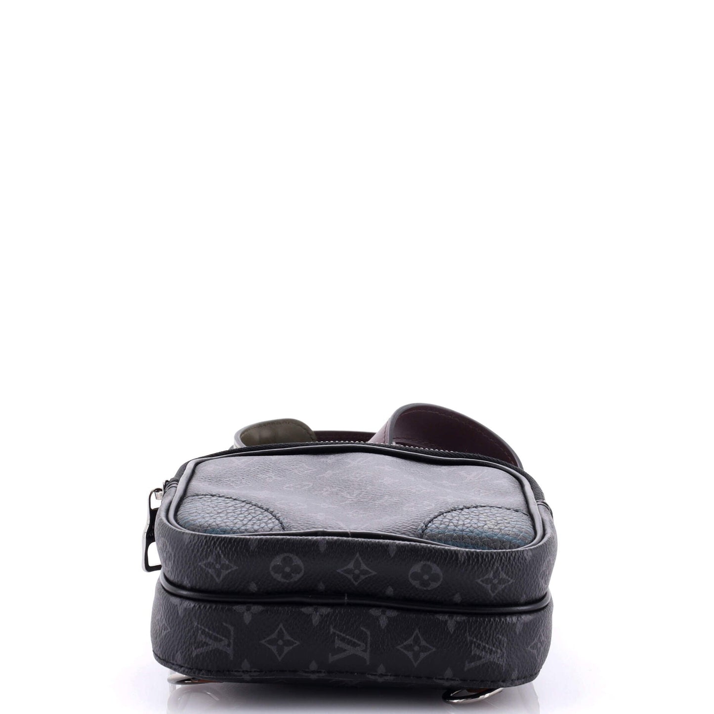 Louis Vuitton Amazone Sling Bag Patchwork Monogram Eclipse Canvas and Printed Leather