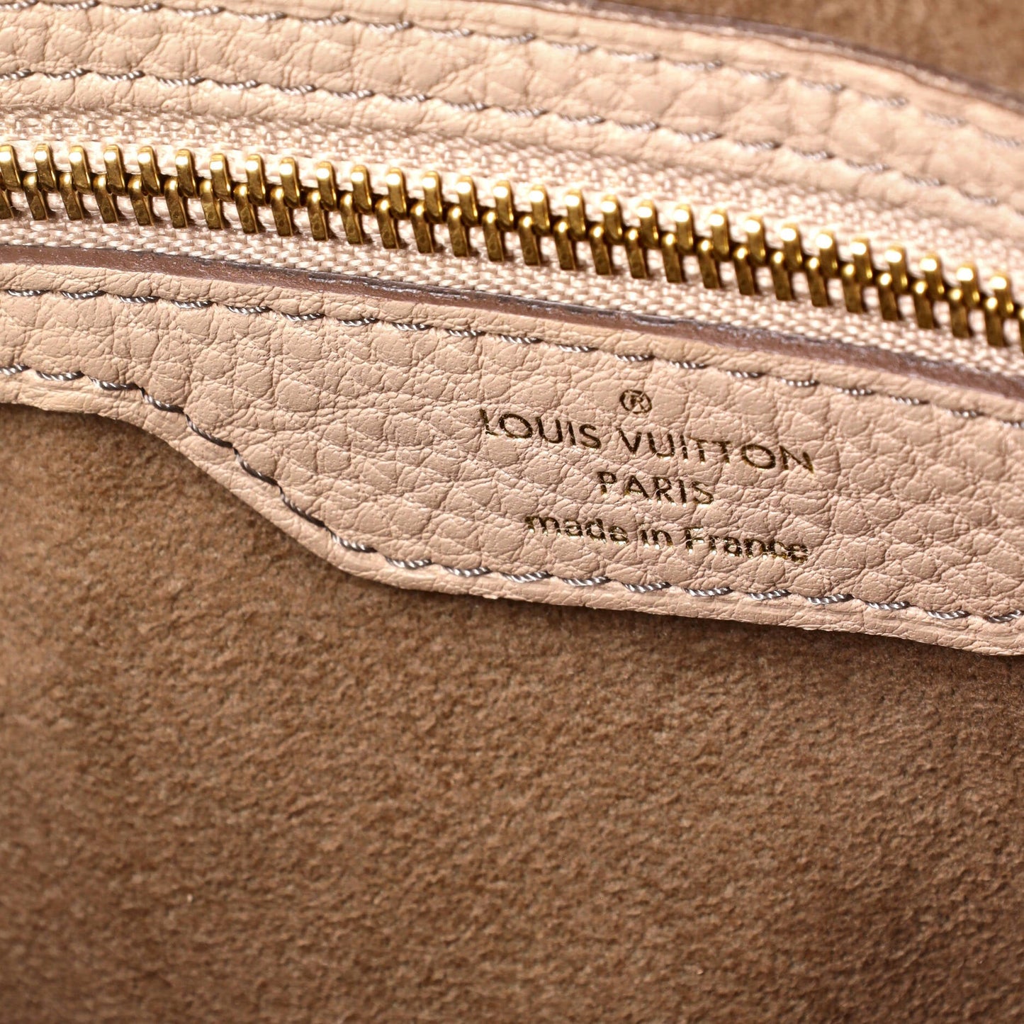 Louis Vuitton Selene Handbag Mahina Leather PM