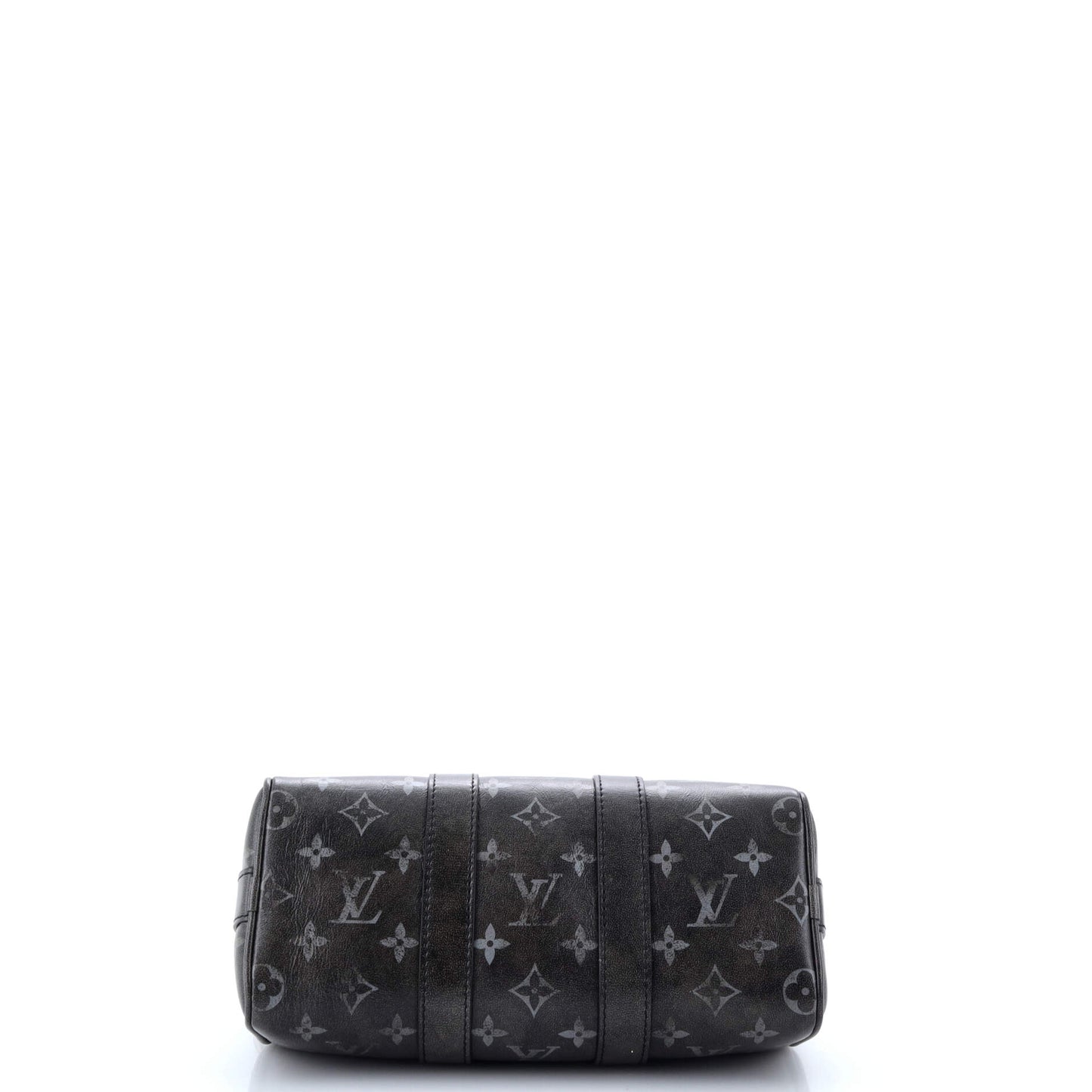 Louis Vuitton Keepall Bandouliere Bag Brushed Monogram Leather 25