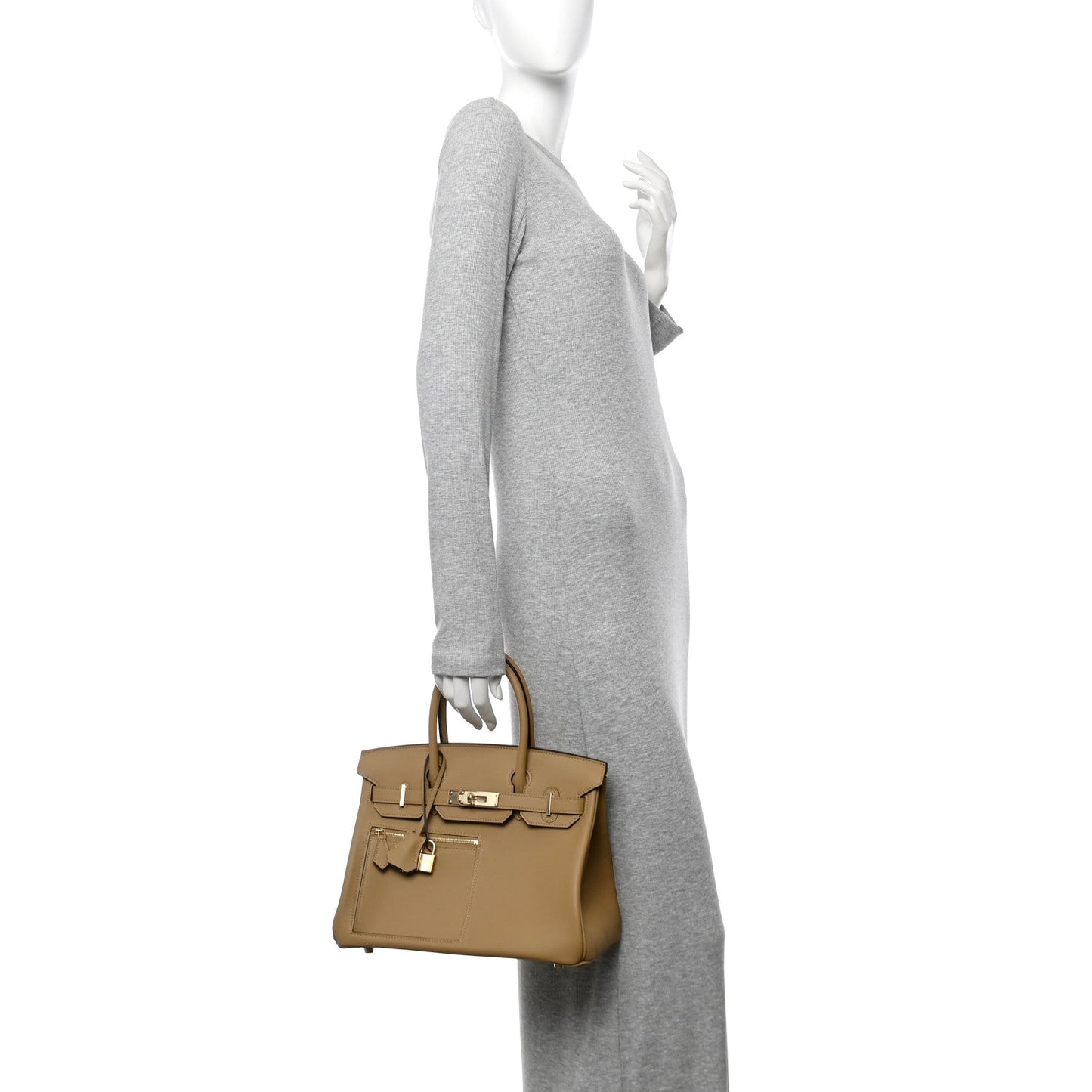 Hermes Swift Colormatic Uni Birkin 30 Beige Marfa