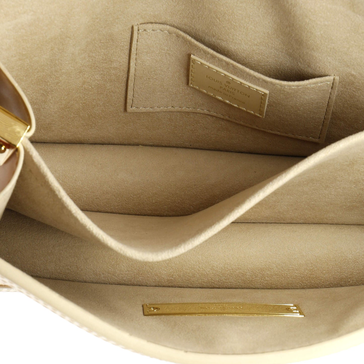 Louis Vuitton Dauphine Shoulder Bag Monogram Cutout Broderie Leather East West