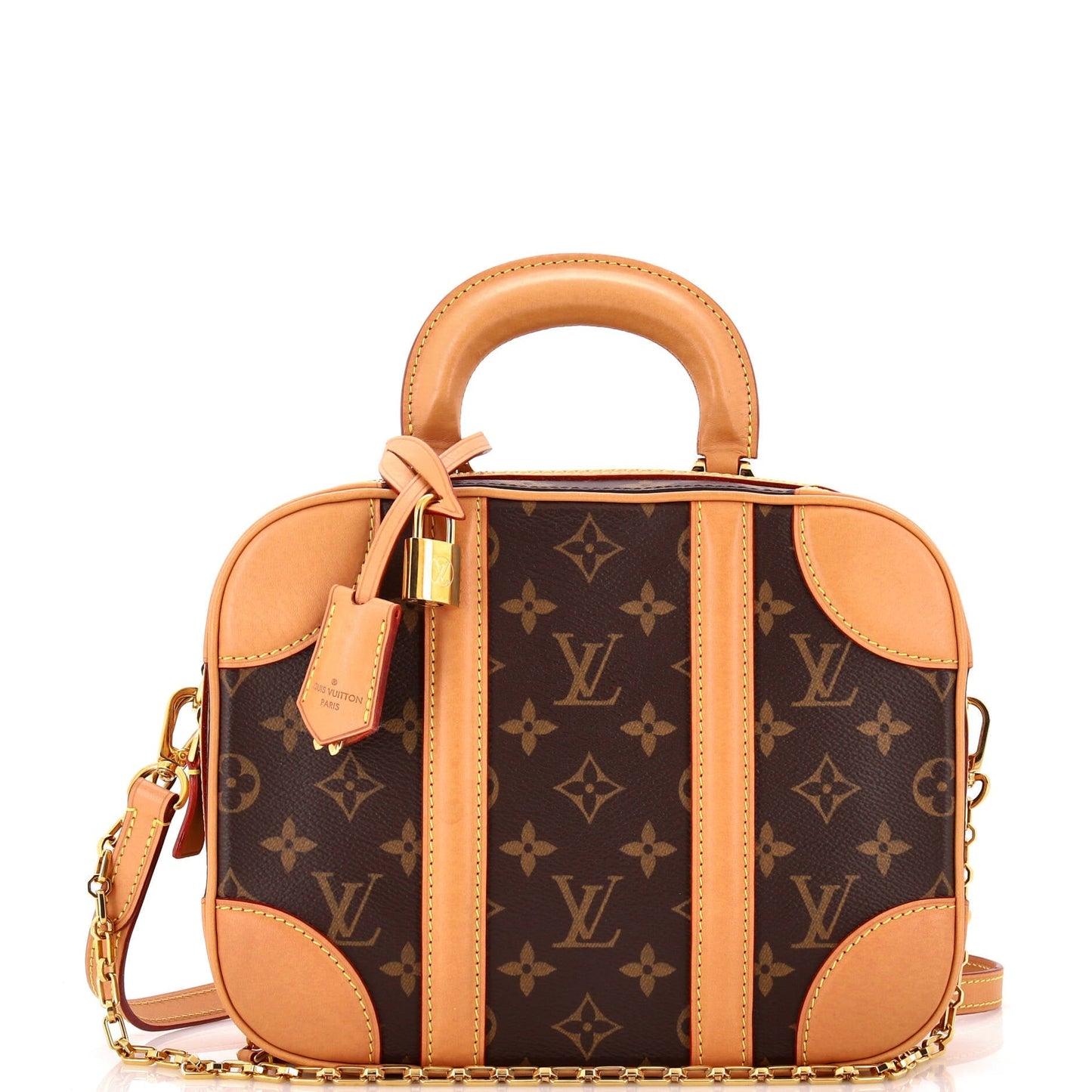Louis Vuitton Valisette Handbag Monogram Canvas PM