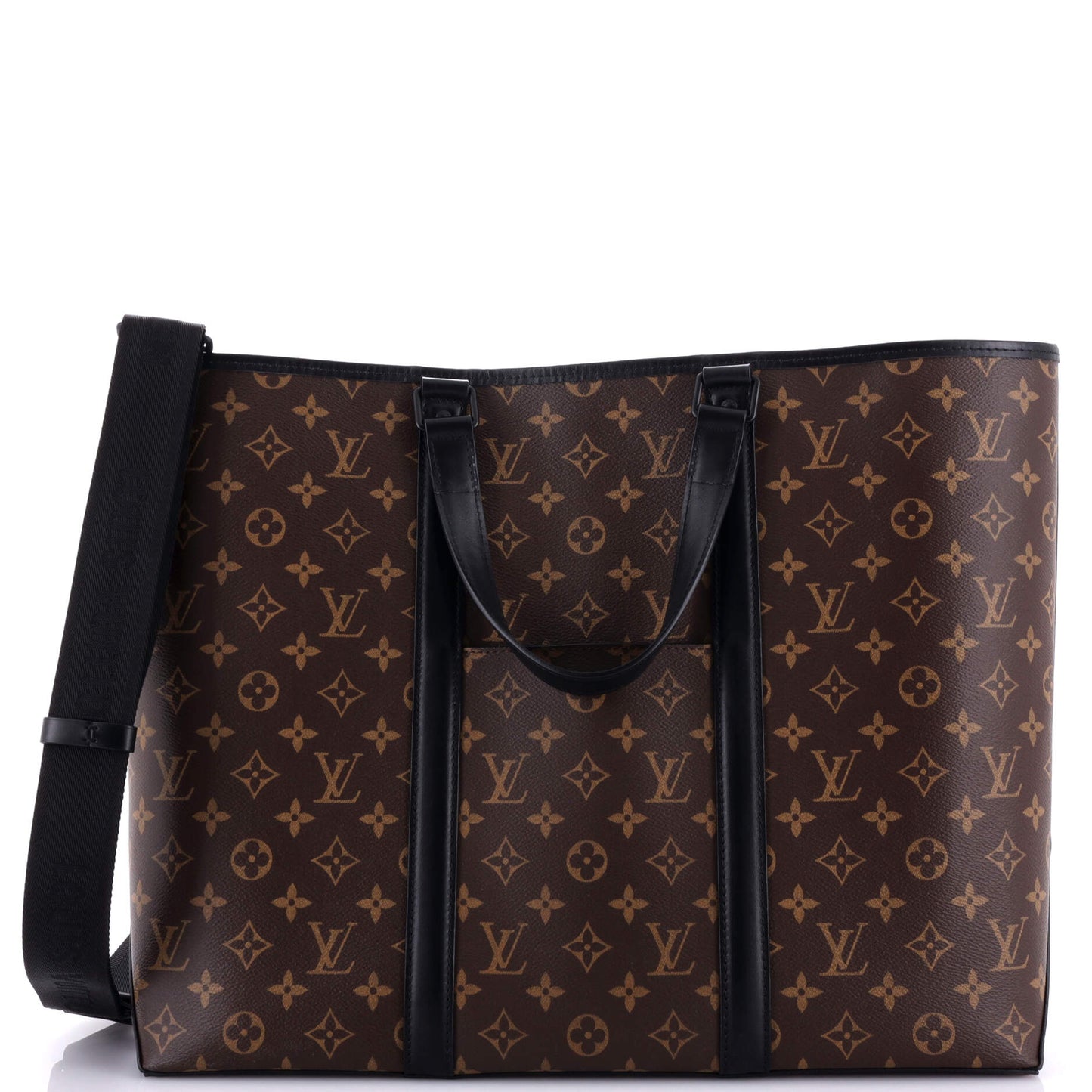 Louis Vuitton Weekend Tote Macassar Monogram Canvas GM