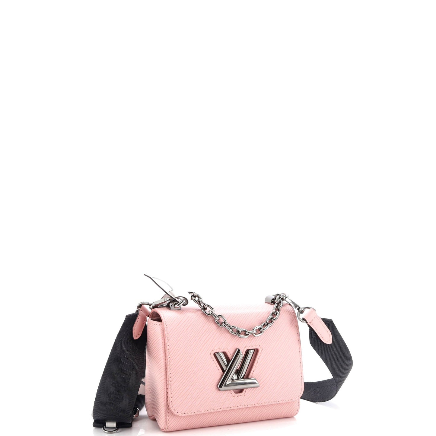 Louis Vuitton Sporty Twist Handbag Epi Leather with Logo Jacquard Strap PM