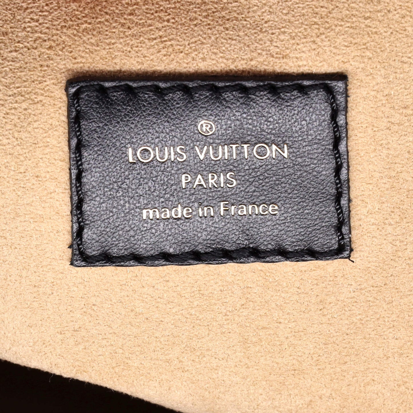 Louis Vuitton On My Side Tote Leather with Monogram Canvas MM