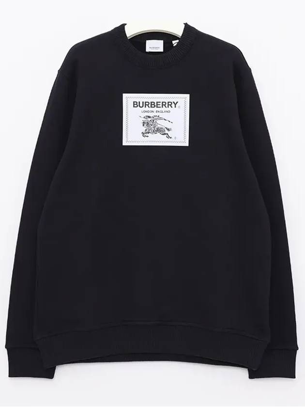 Luxury Burberry Men's Prorsum Label Cotton Sweatshirt Navy