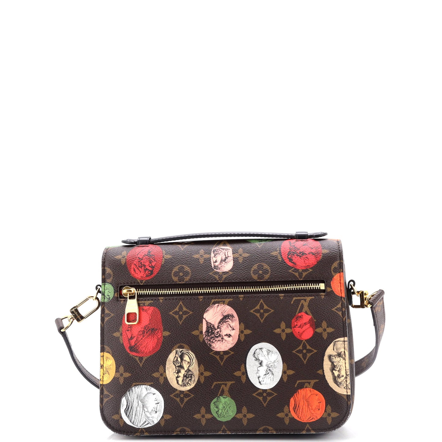 Louis Vuitton Pochette Metis Limited Edition Fornasetti Cameo Monogram Canvas