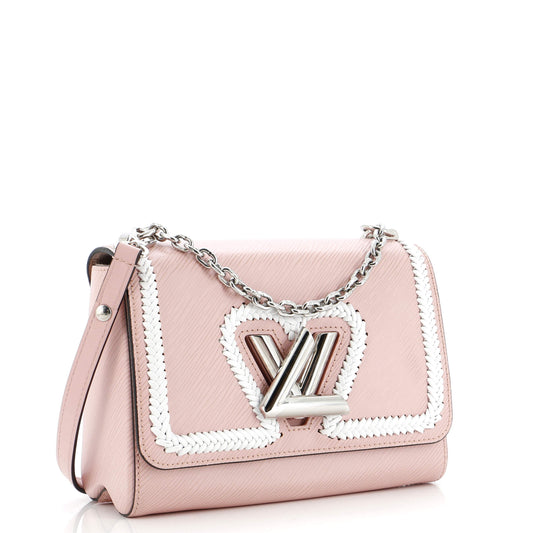 Louis Vuitton Twist Convertible Handbag Whipstitch Epi Leather MM
