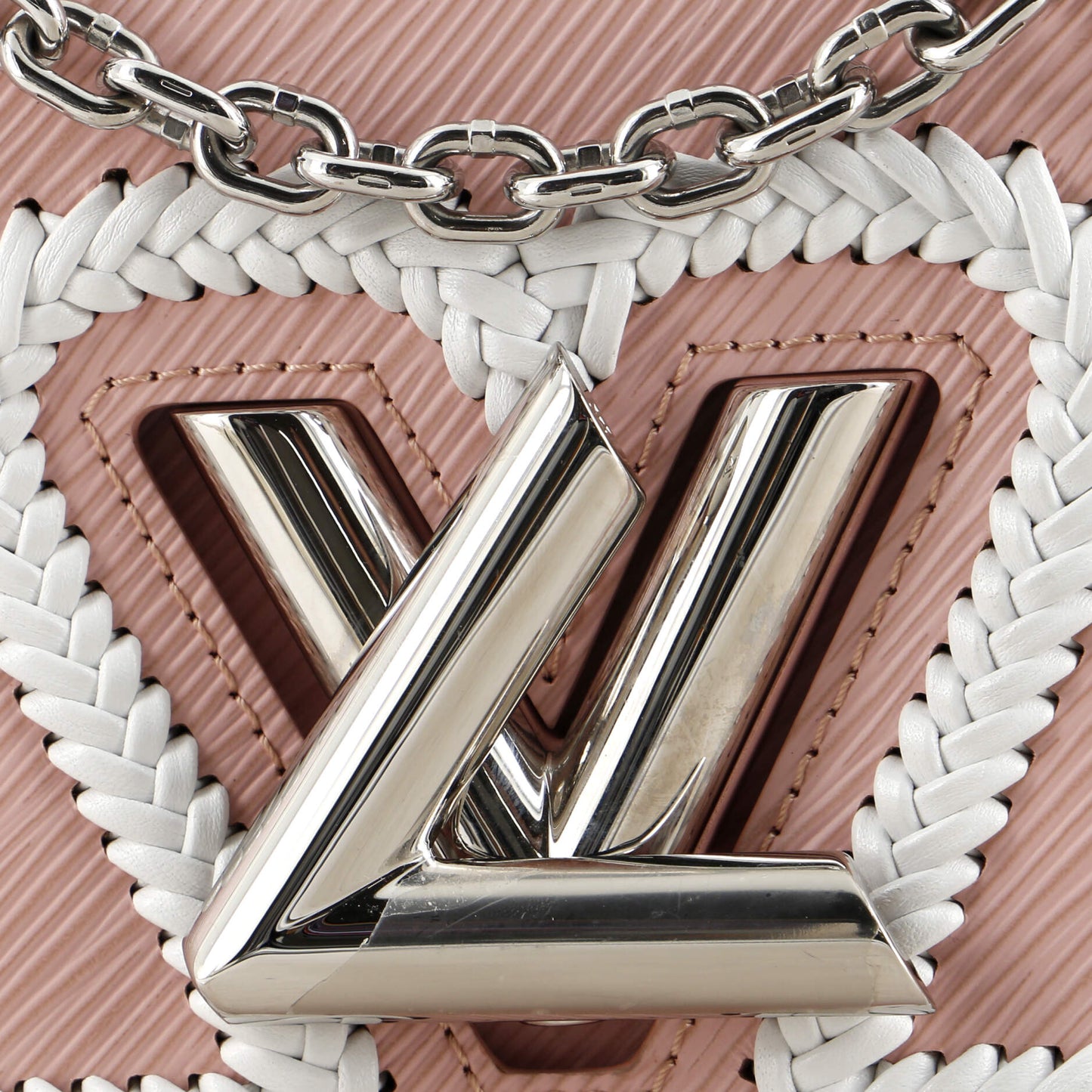 Louis Vuitton Twist Convertible Handbag Whipstitch Epi Leather MM