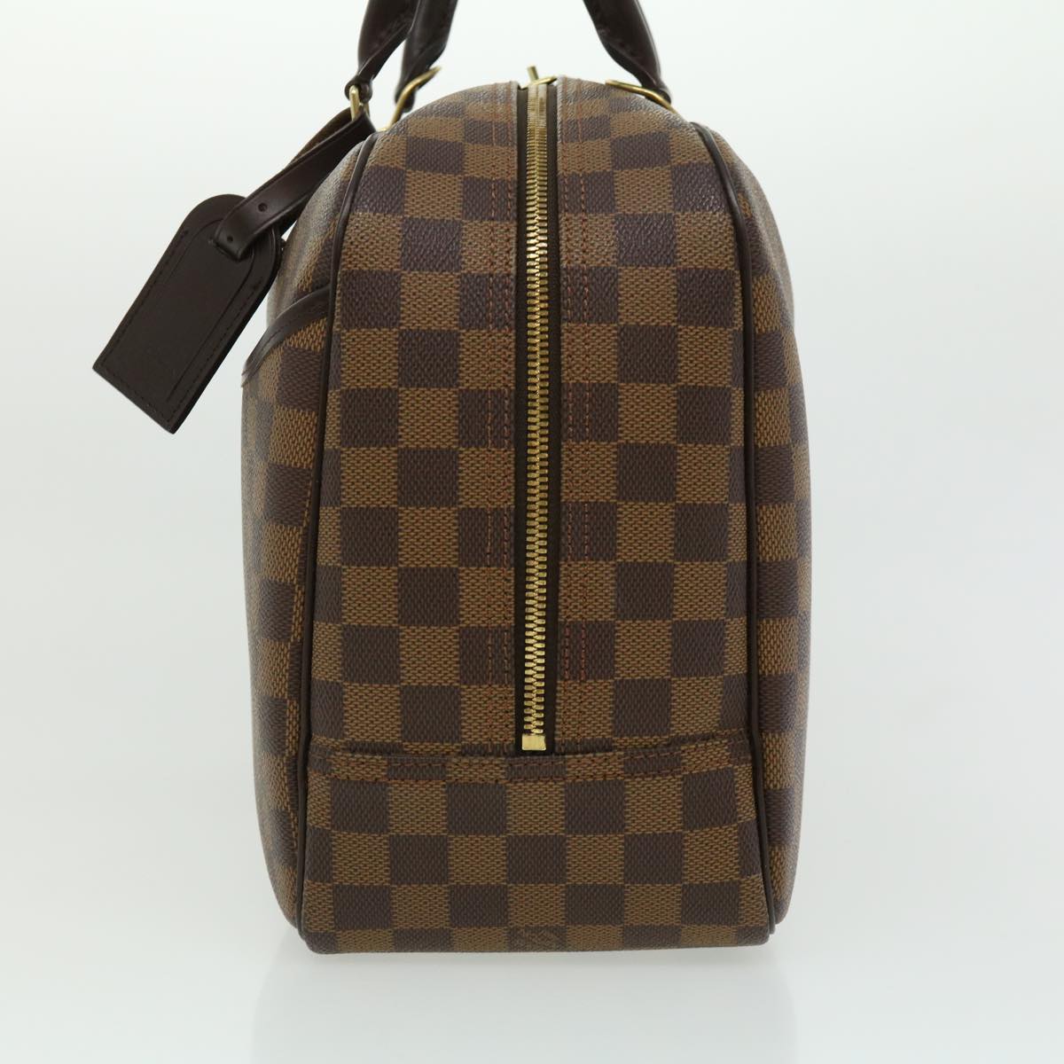 LOUIS VUITTON Damier Ebene Deauville Hand Bag SP Order N47272 LV Auth 30665