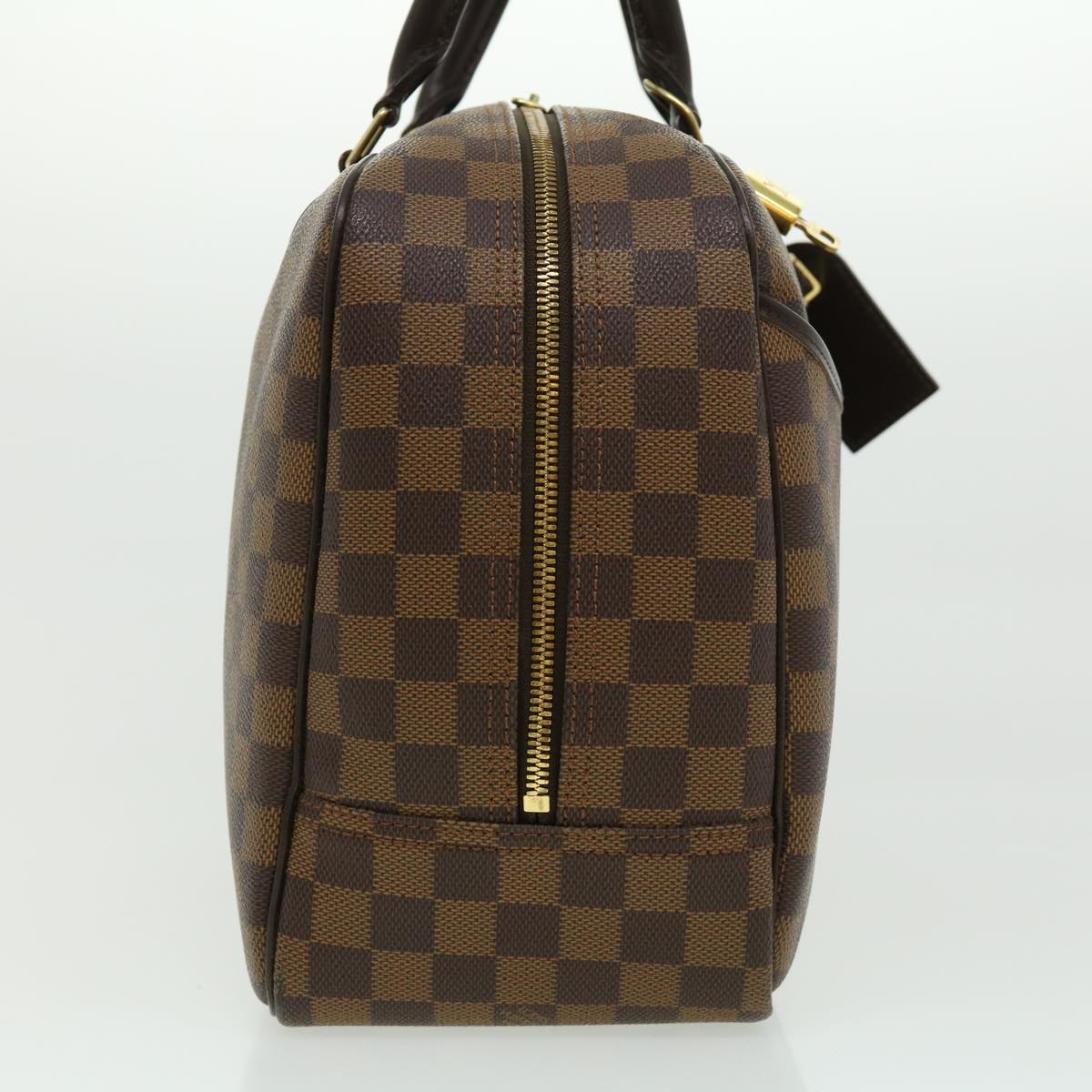 LOUIS VUITTON Damier Ebene Deauville Hand Bag SP Order N47272 LV Auth 30665