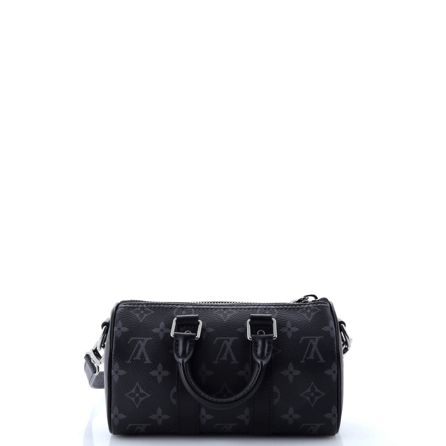 Louis Vuitton Keepall Bandouliere Bag Reverse Monogram Eclipse Canvas XS
