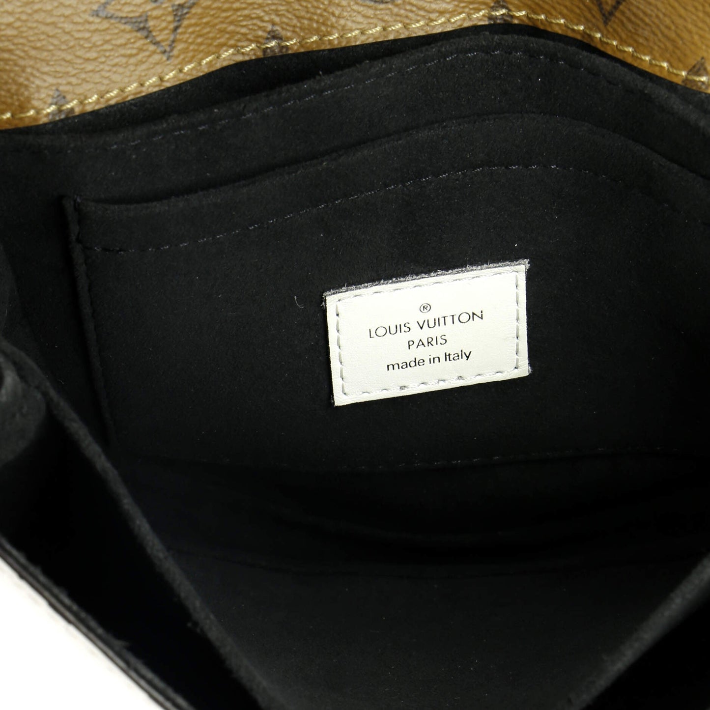 Louis Vuitton Chantilly Lock Handbag Reverse Monogram Canvas and Leather