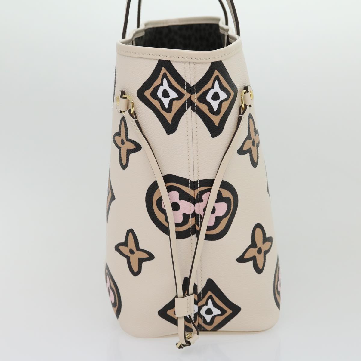 LOUIS VUITTON Monogram Wild at Heart Neverfull MM Tote Bag M45819 Auth 30747A