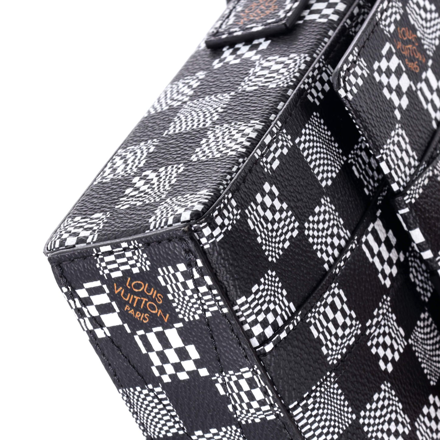 Louis Vuitton Flap Soft Trunk Messenger Bag Limited Edition Distorted Damier