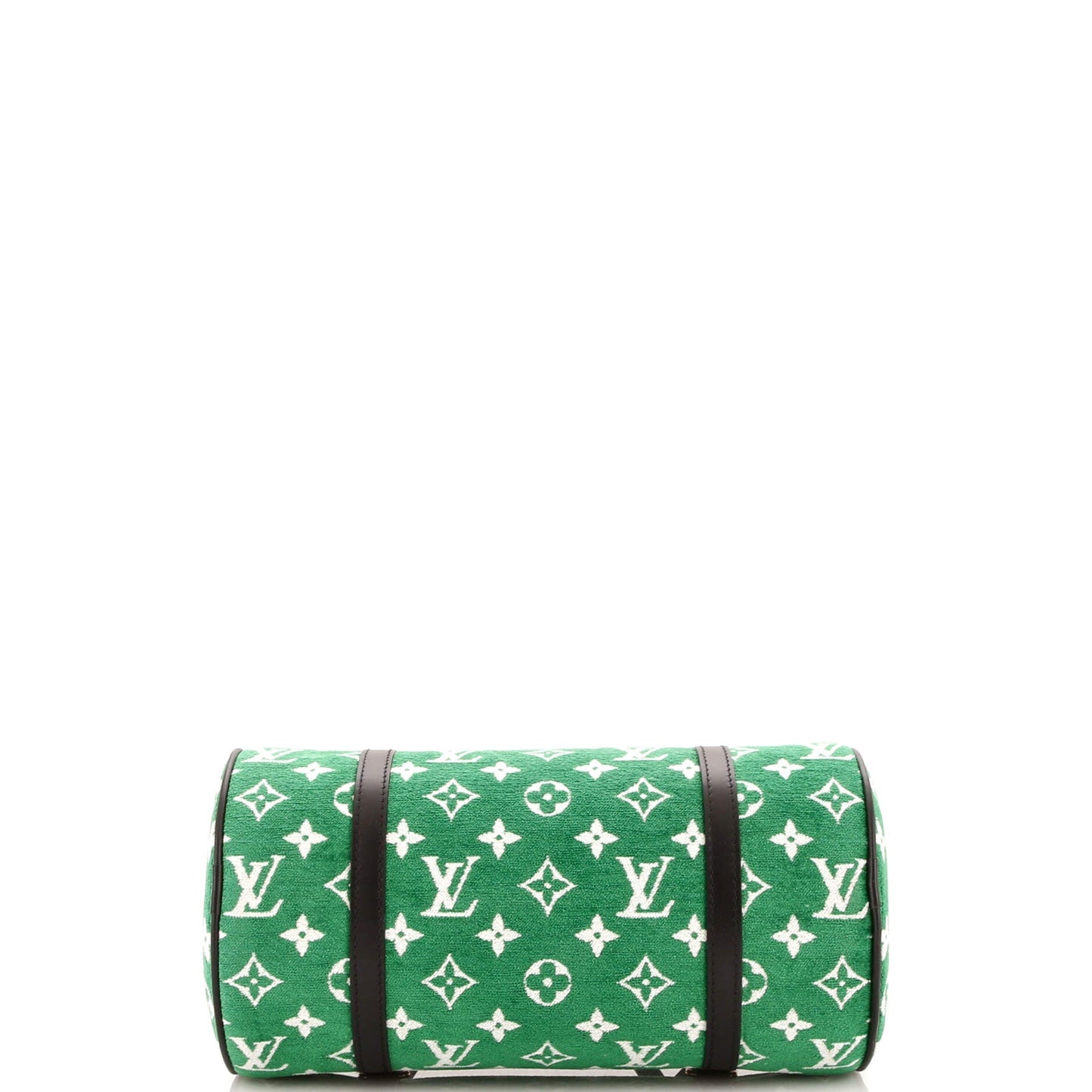 Louis Vuitton Papillon Handbag LV Match Monogram Jacquard Velvet