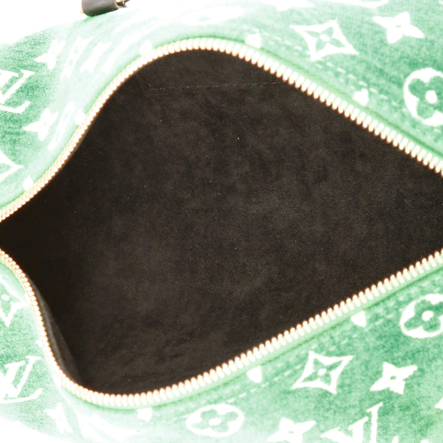 Louis Vuitton Papillon Handbag LV Match Monogram Jacquard Velvet