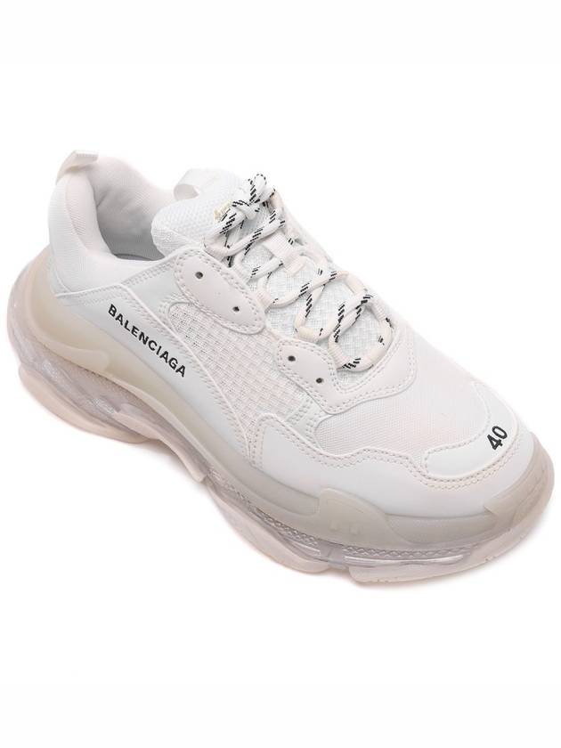 Luxury Balenciaga Trending 2026 Triple S Clear Sole Low Top Sneakers White
