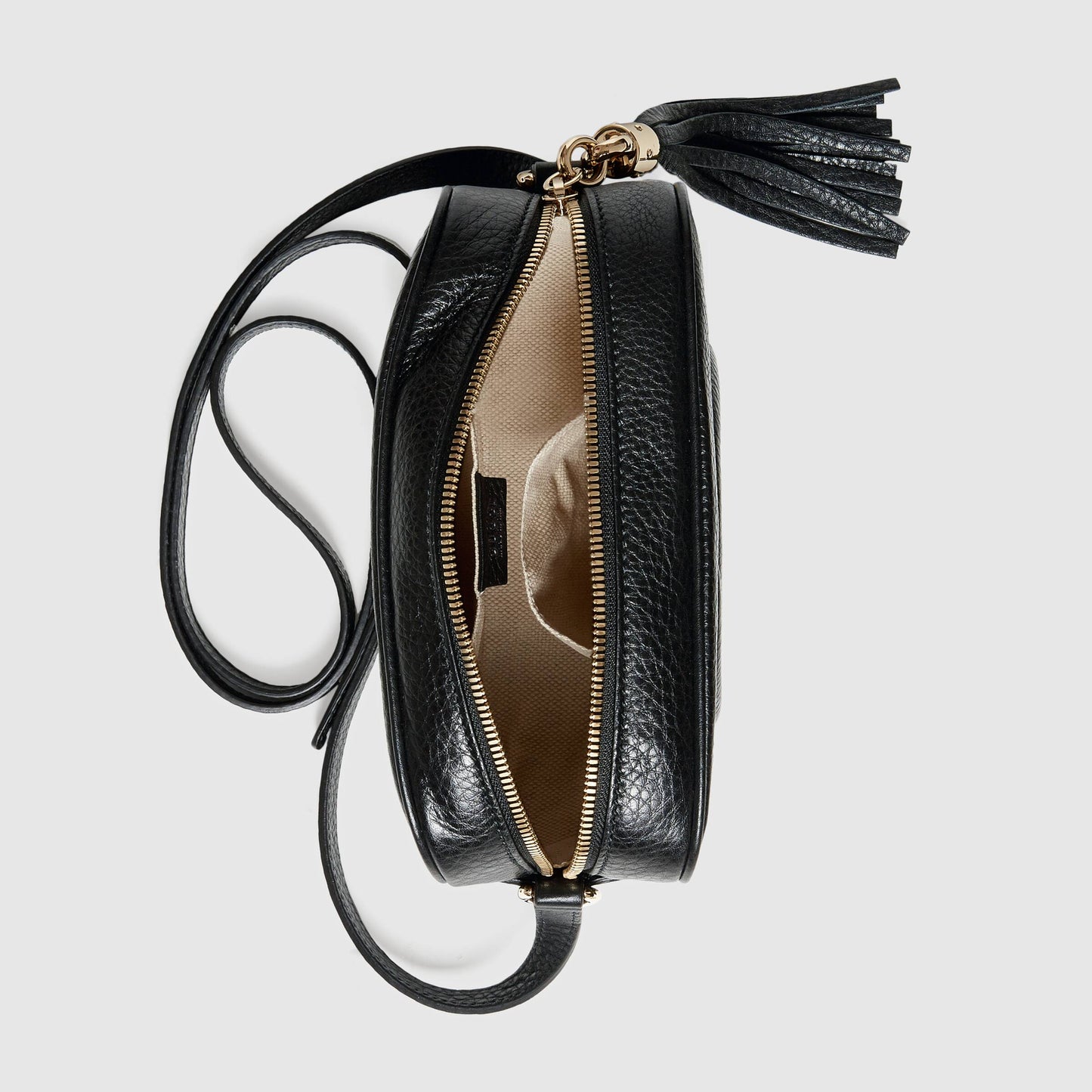 Gucci Soho Small Leather Disco Bag Black