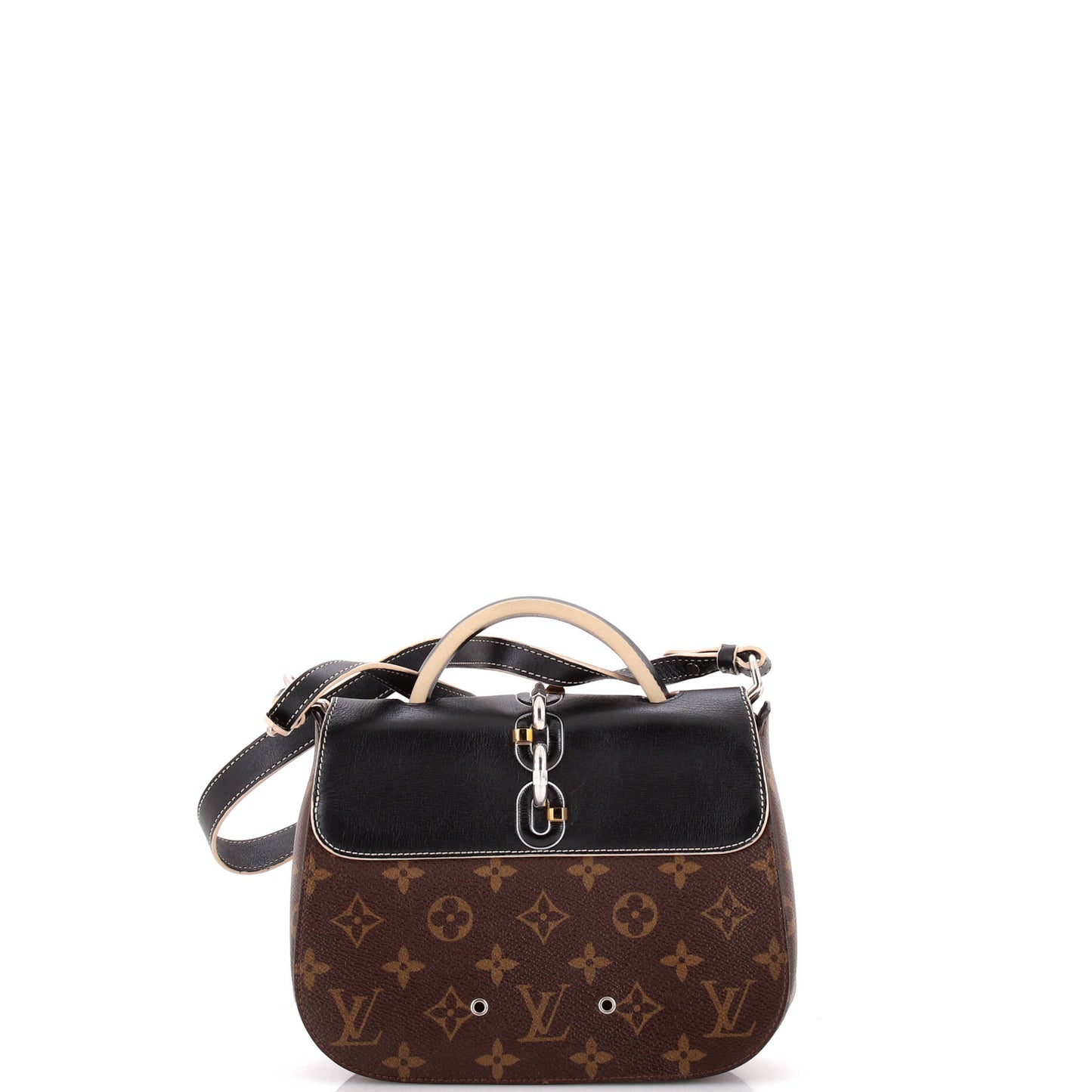 Louis Vuitton Chain It Handbag Monogram Canvas with Leather PM