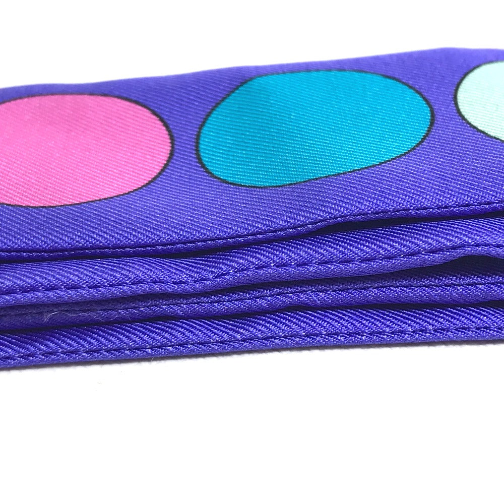 CHANEL scarf silk multicolor COCO Mark COCO Women