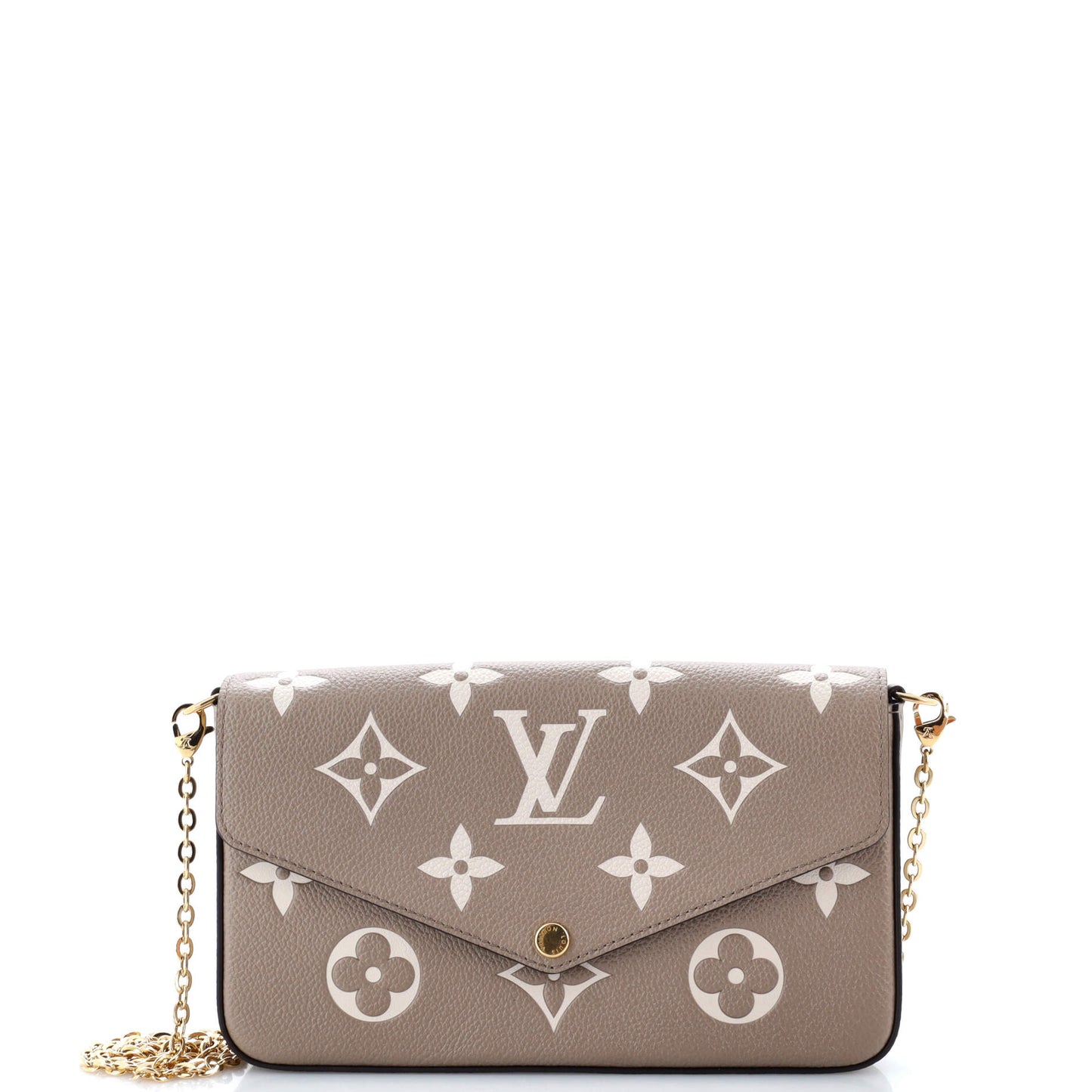 Louis Vuitton Felicie Pochette Bicolor Monogram Empreinte Giant