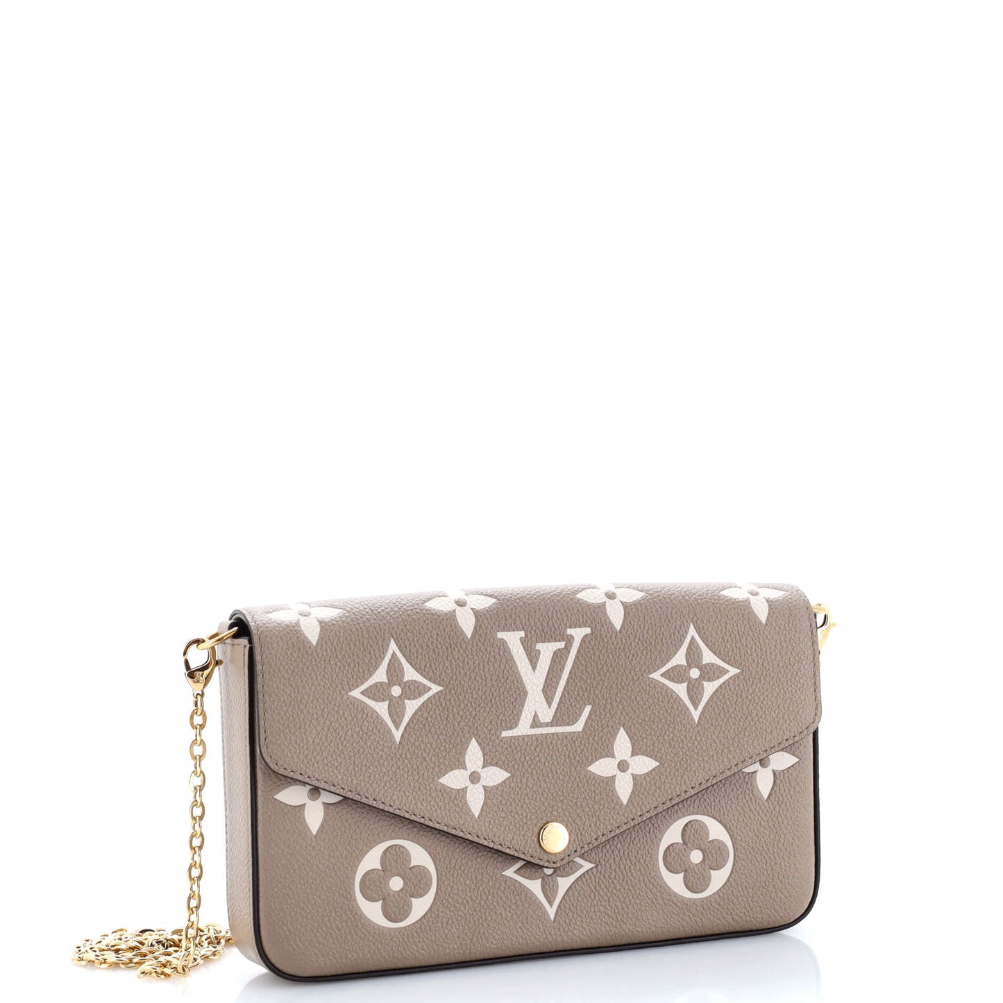 Louis Vuitton Felicie Pochette Bicolor Monogram Empreinte Giant