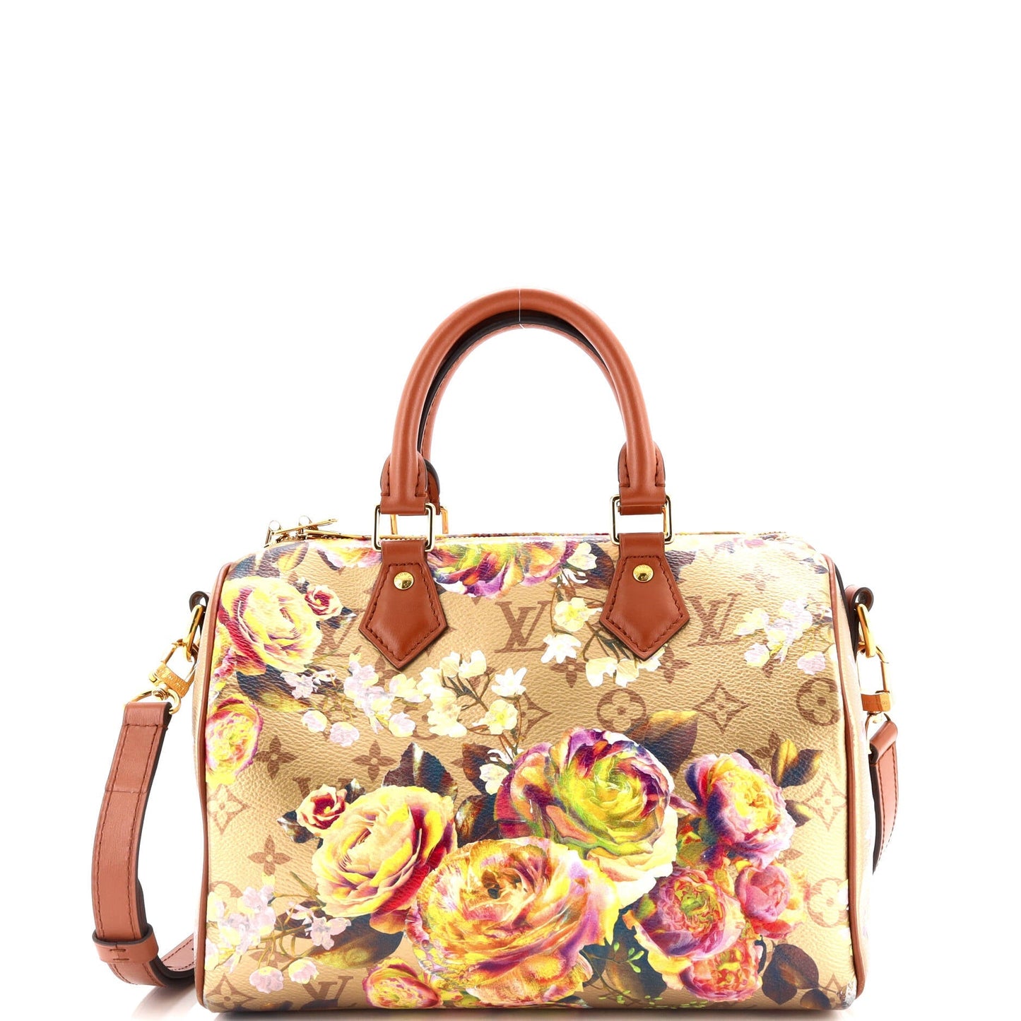 Louis Vuitton  Bandouliere Bag Limited Edition Flowers Monogram Canvas 25