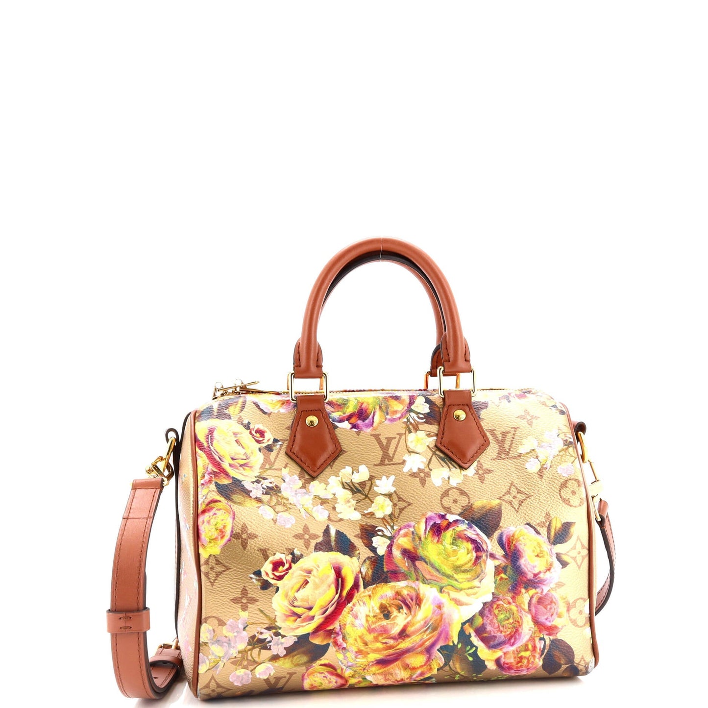 Louis Vuitton  Bandouliere Bag Limited Edition Flowers Monogram Canvas 25