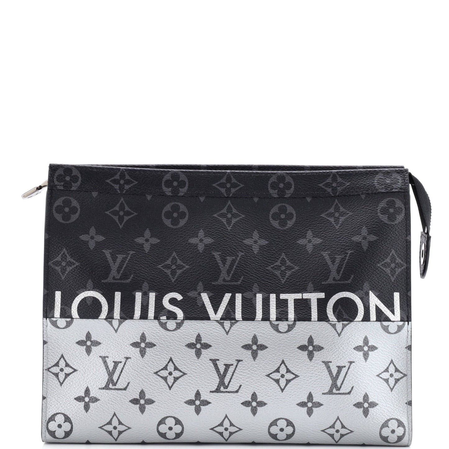Louis Vuitton Pochette Voyage Monogram Eclipse Split Canvas MM