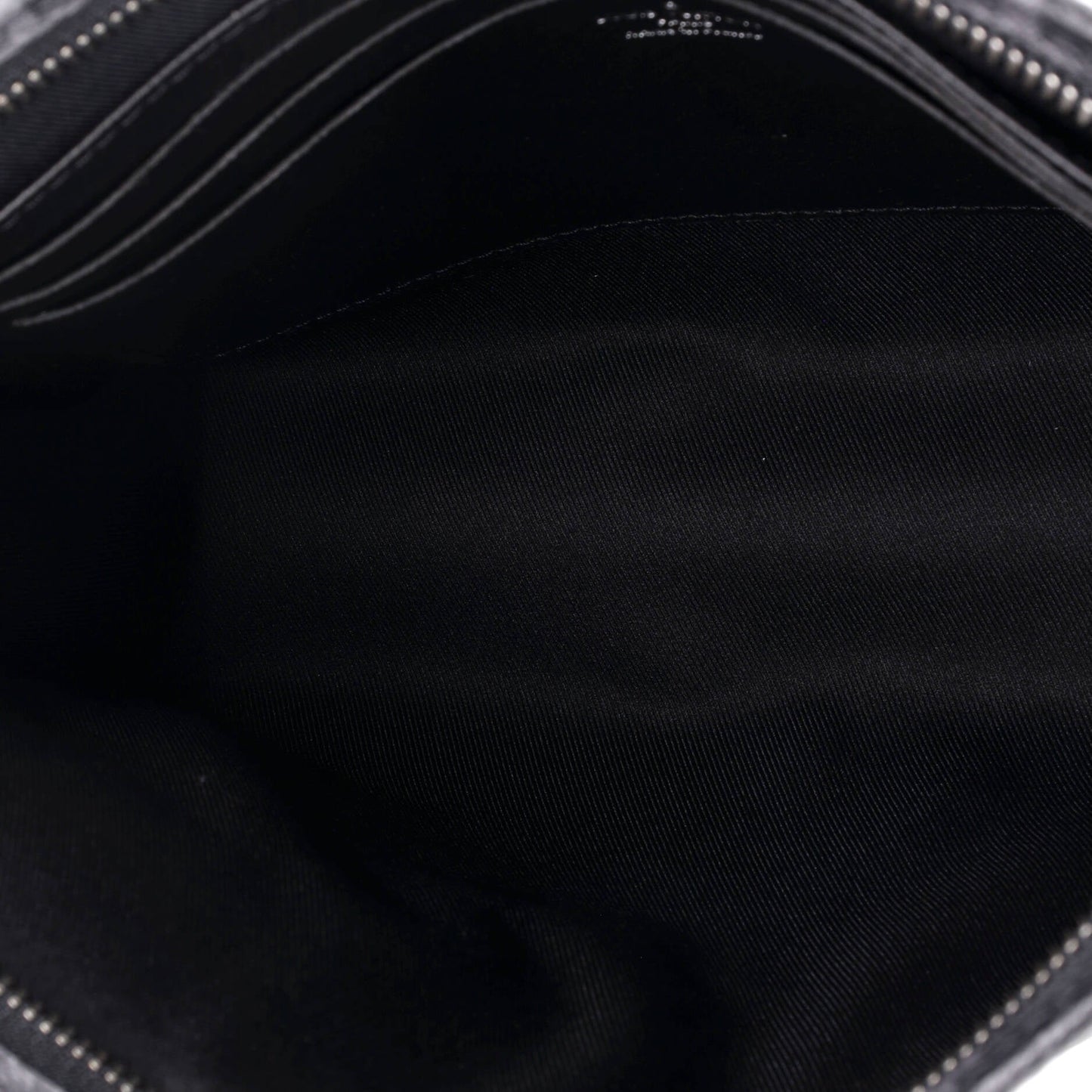 Louis Vuitton Pochette Voyage Monogram Eclipse Split Canvas MM