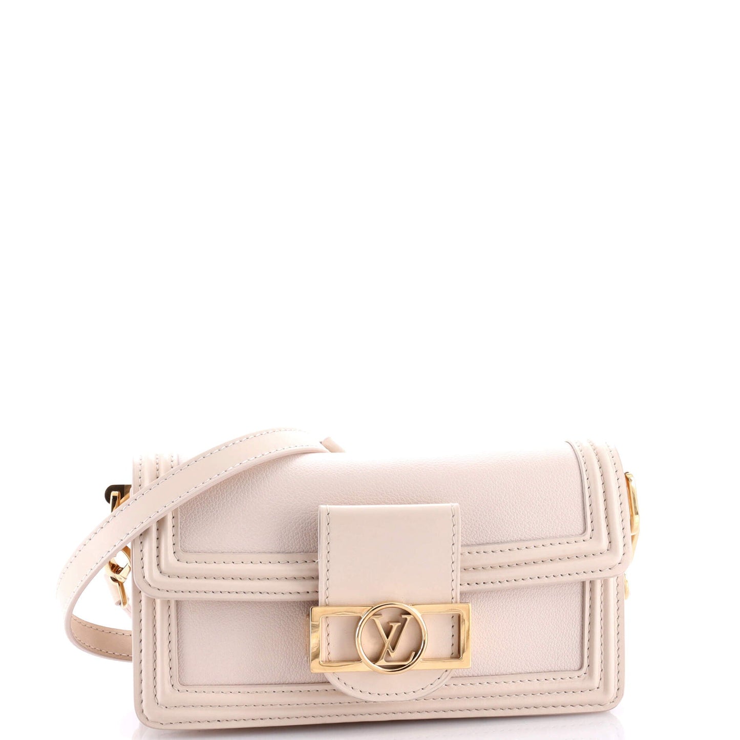 Louis Vuitton Dauphine Shoulder Bag Leather East West