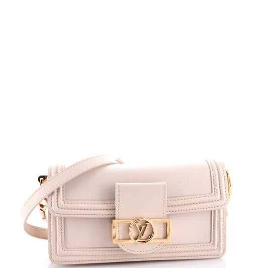 Louis Vuitton Dauphine Shoulder Bag Leather East West