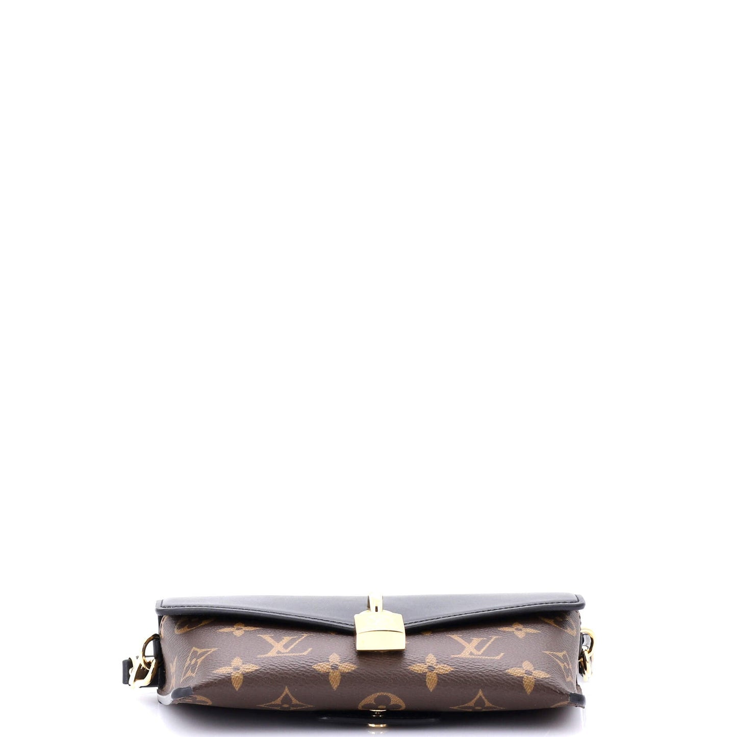 Louis Vuitton Padlock on Strap Handbag Monogram Canvas and Leather