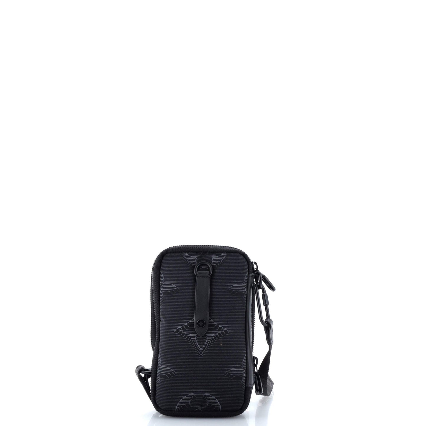 Louis Vuitton Double Phone Pouch Crossbody Bag Limited Edition 2054 Monogram Textile