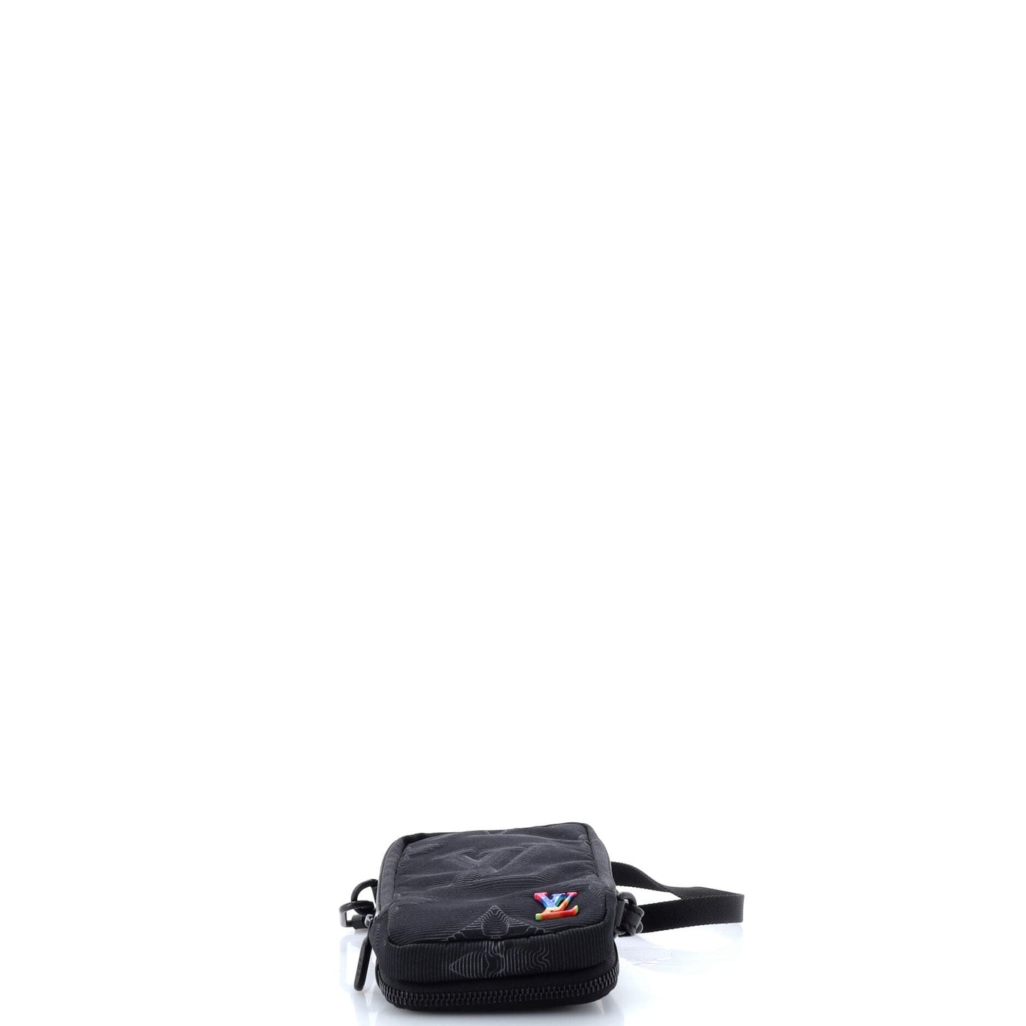 Louis Vuitton Double Phone Pouch Crossbody Bag Limited Edition 2054 Monogram Textile