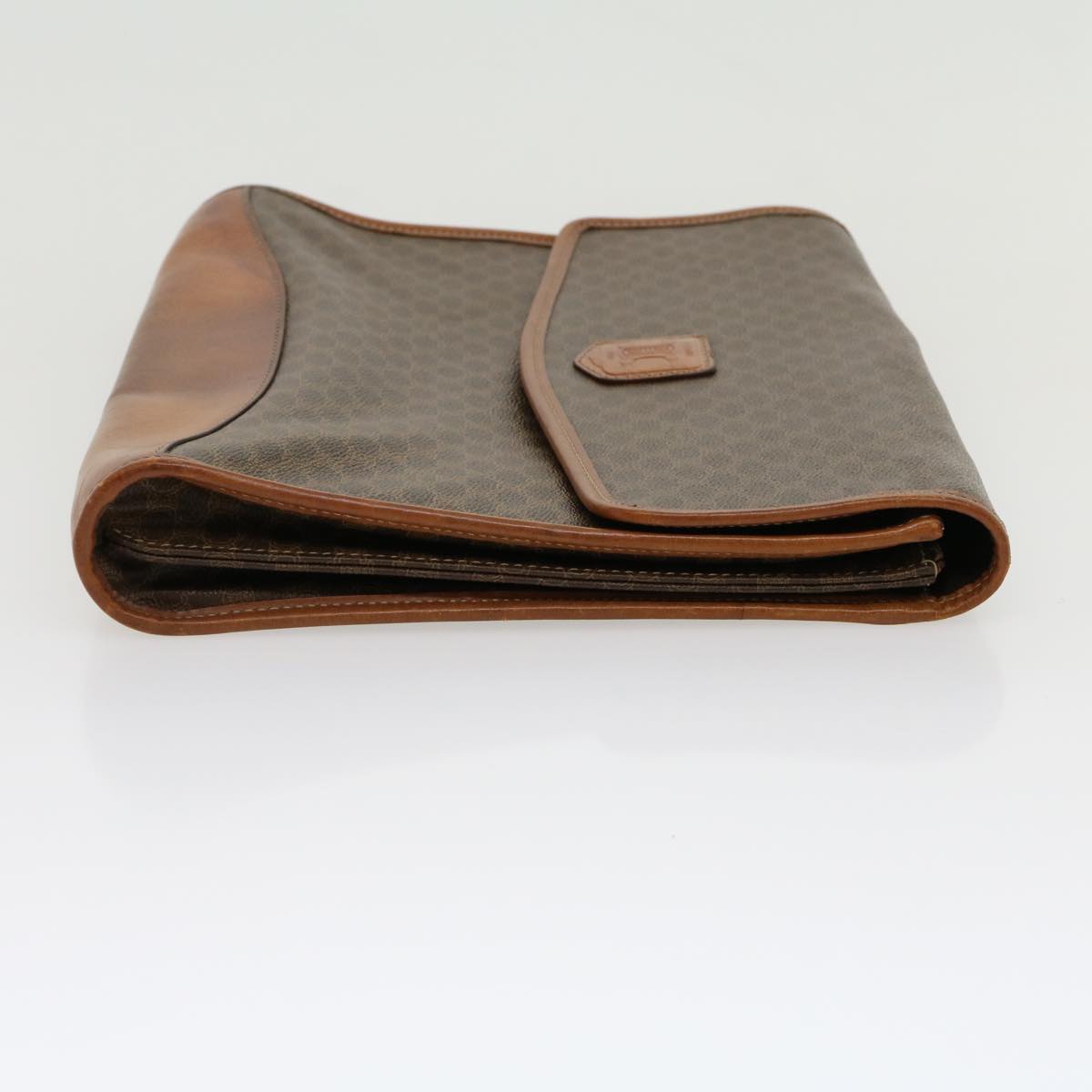 Luxury CELINE Macadam Canvas Clutch Bag Brown  30906