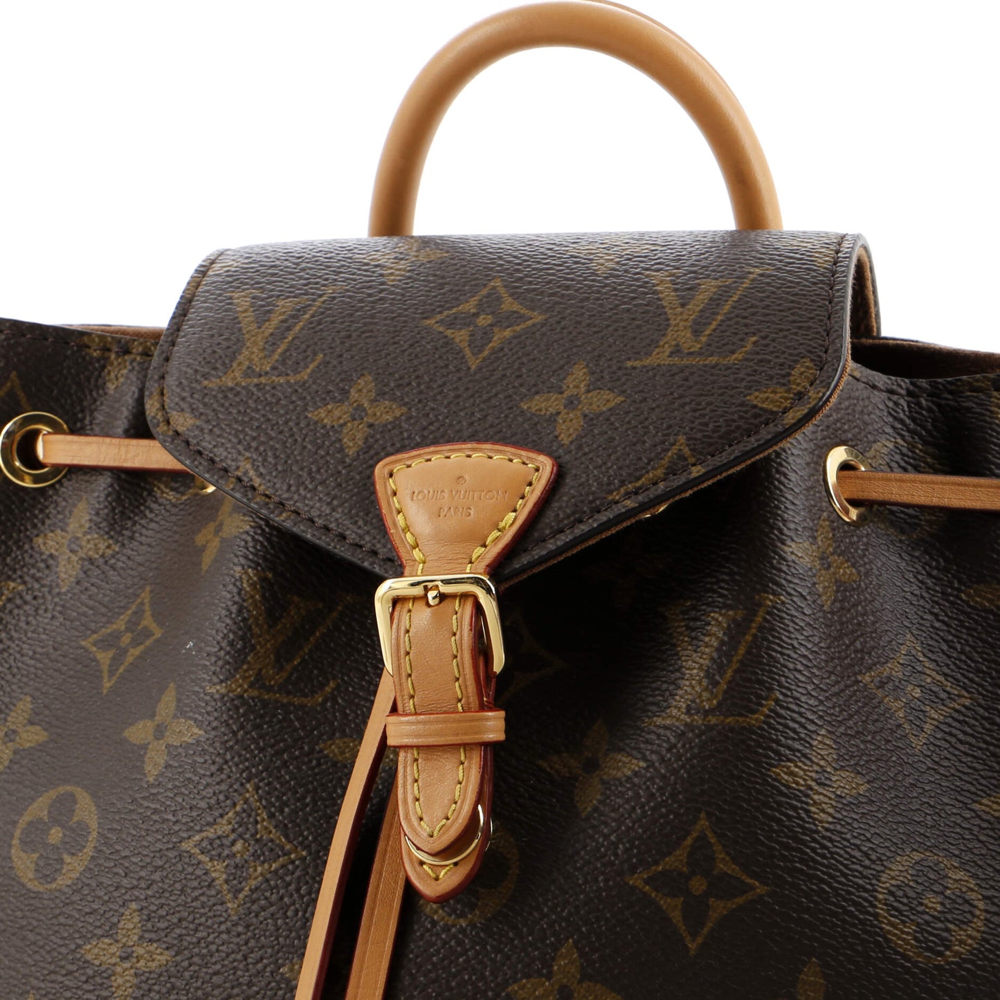 Louis Vuitton Montsouris NM Backpack Monogram Canvas with Leather BB