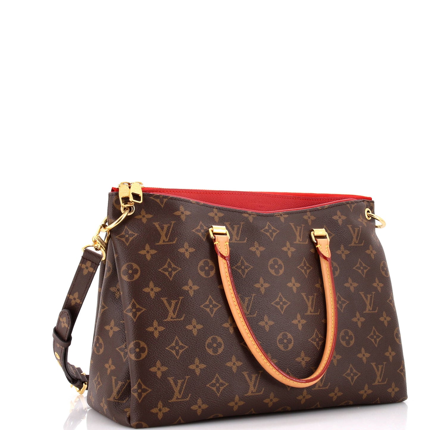 Louis Vuitton Pallas Tote Monogram Canvas with Leather